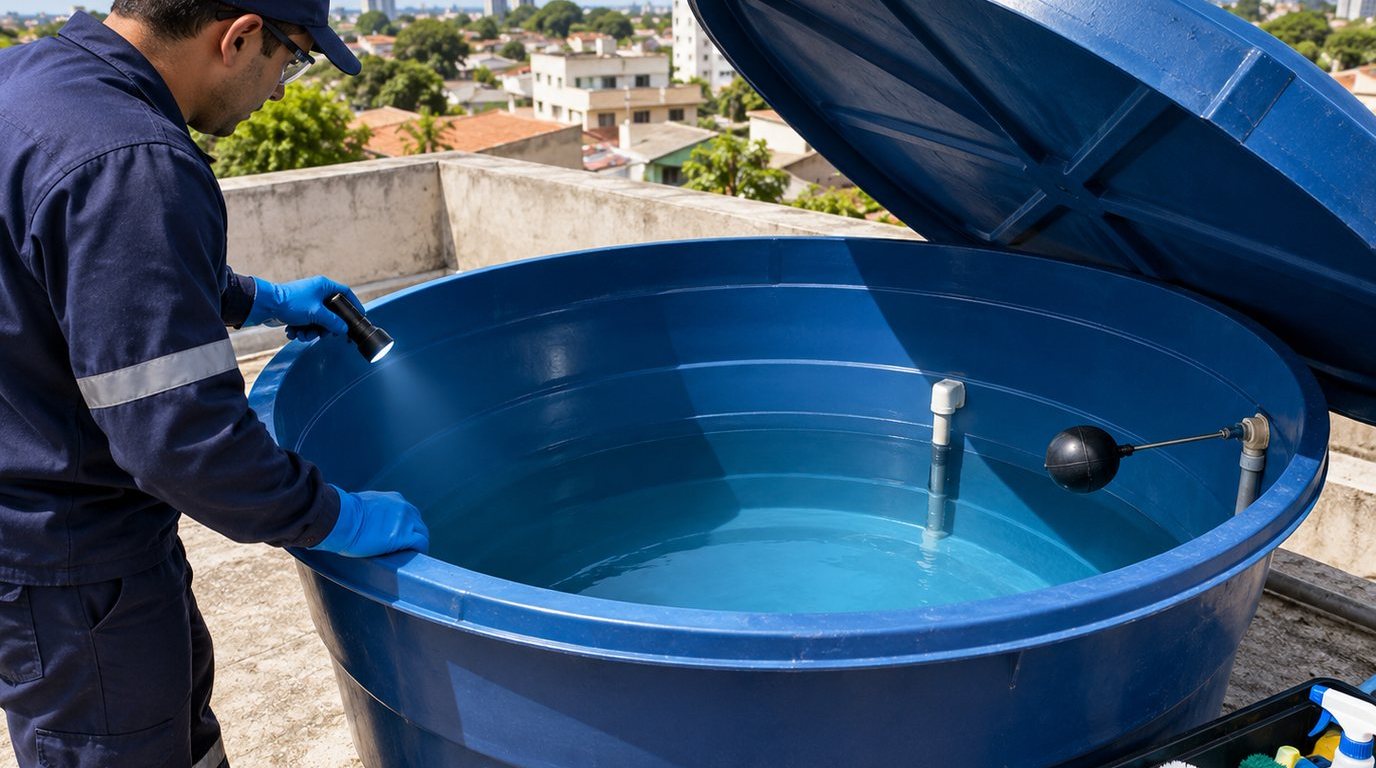 Caixa d'Água Abastecida em Niterói‑RJ
