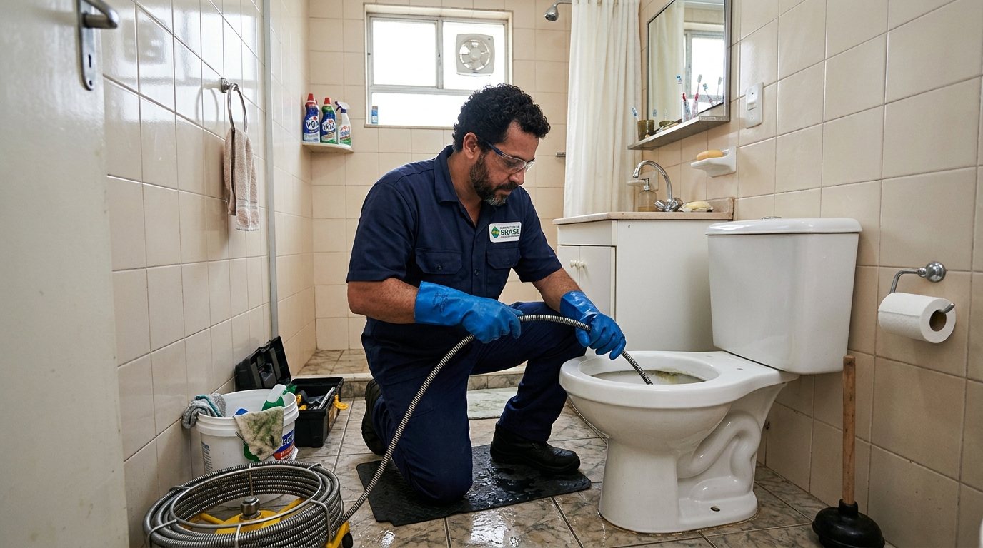 Desentupimento de Vaso com Equipamento em Niterói‑RJ