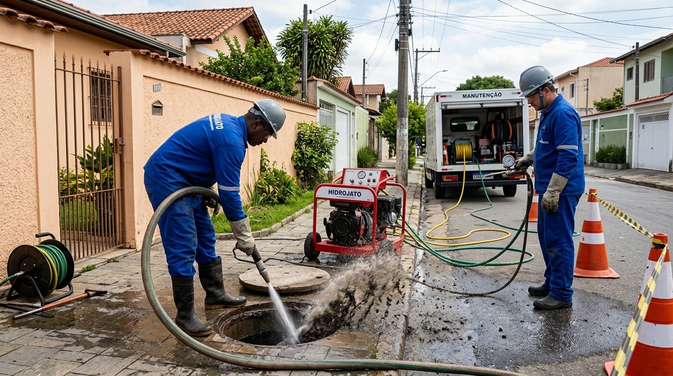 Hidrojateamento Residencial em Niterói‑RJ