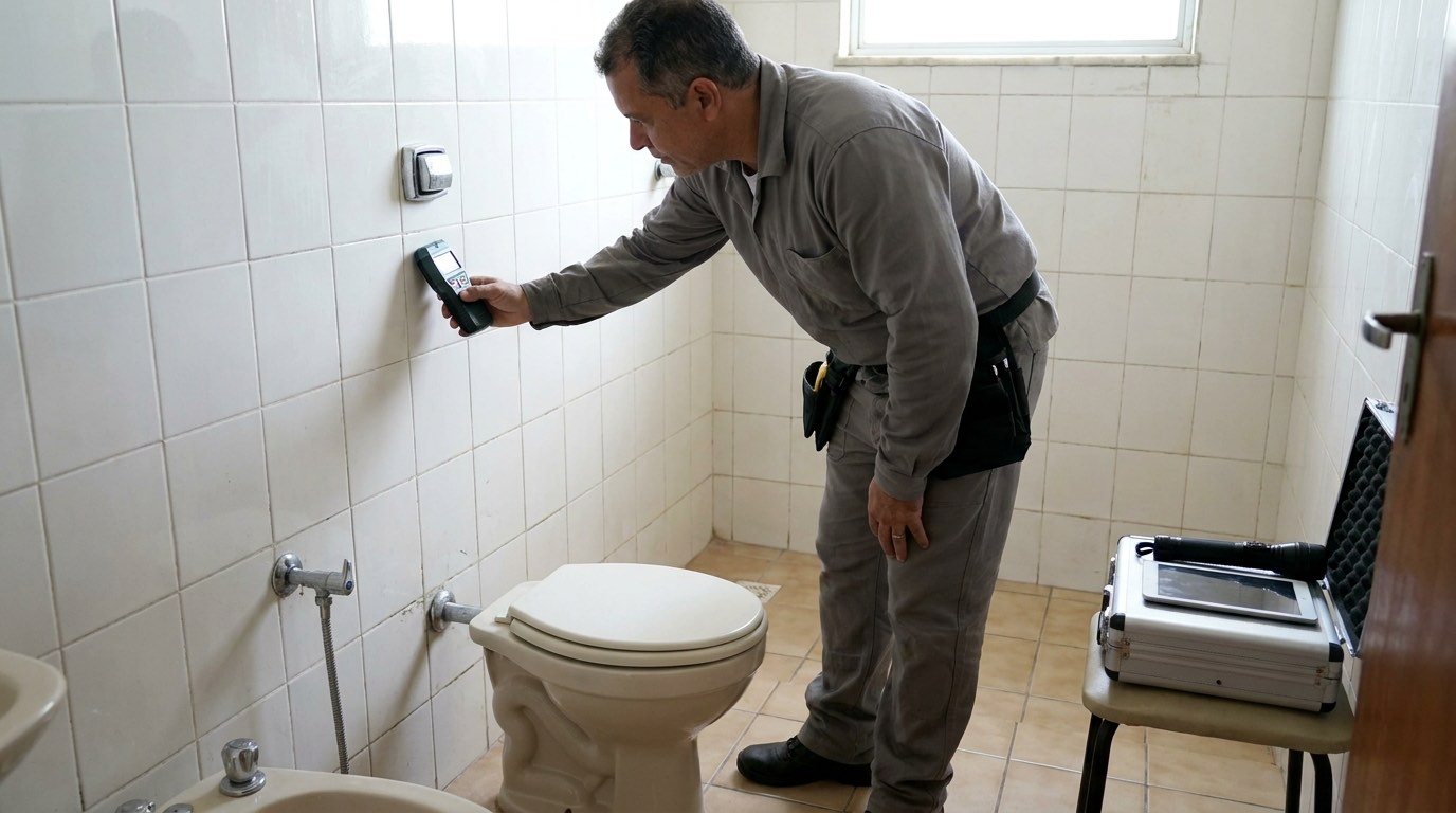 Inspeção de Vazamento no Banheiro em Niterói‑RJ