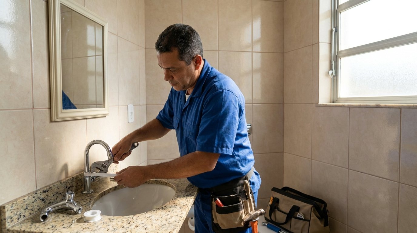 Instalação Hidráulica no Banheiro em Niterói‑RJ