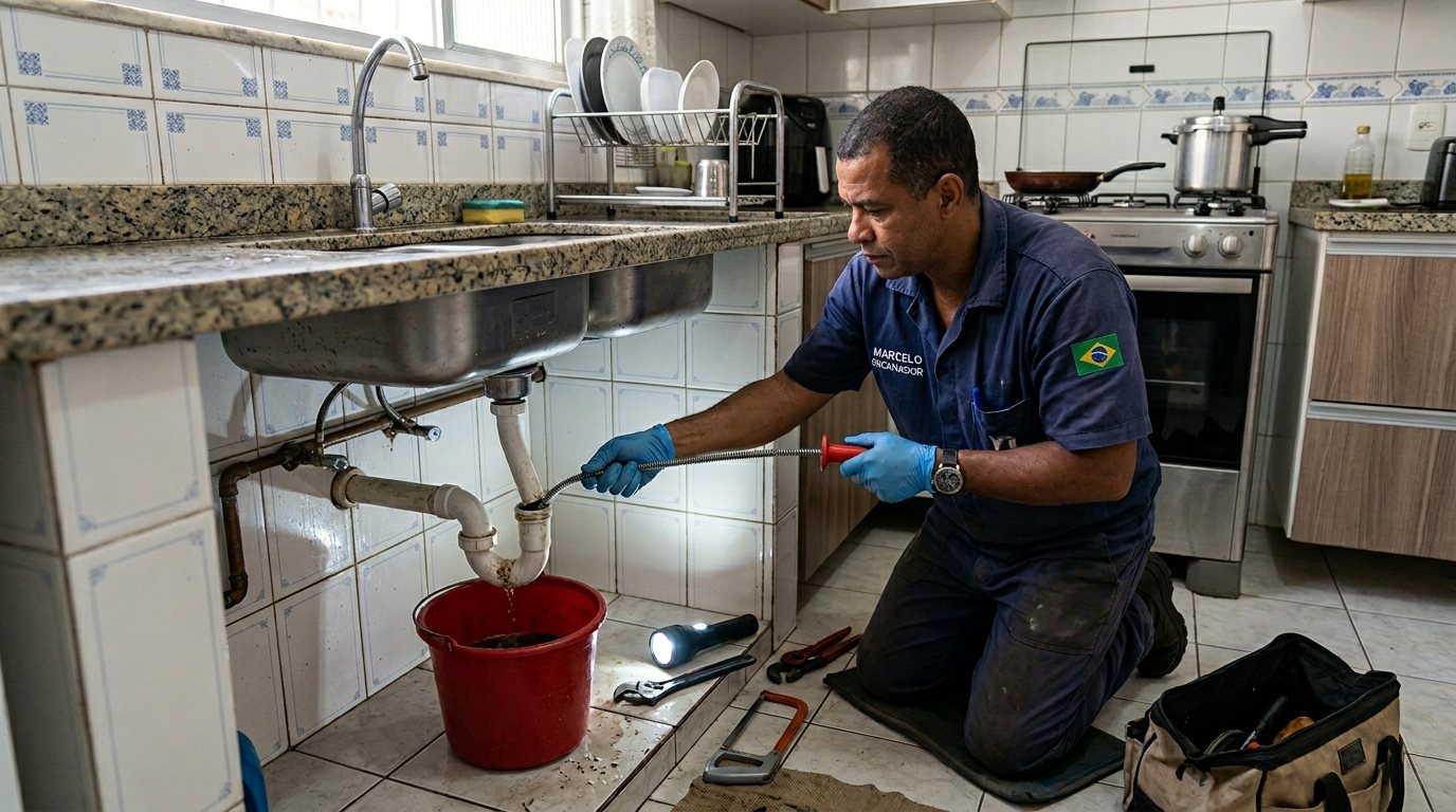 Ligação da Pia da Cozinha em Niterói‑RJ